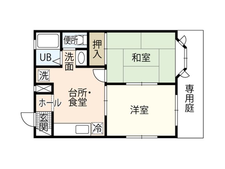 ヴィラ・デ・サナダの間取り