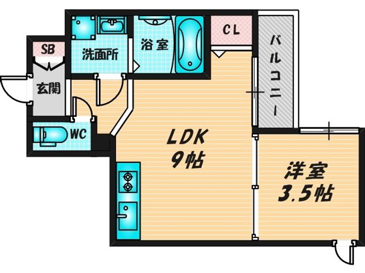 Royal Maison 城東の間取り
