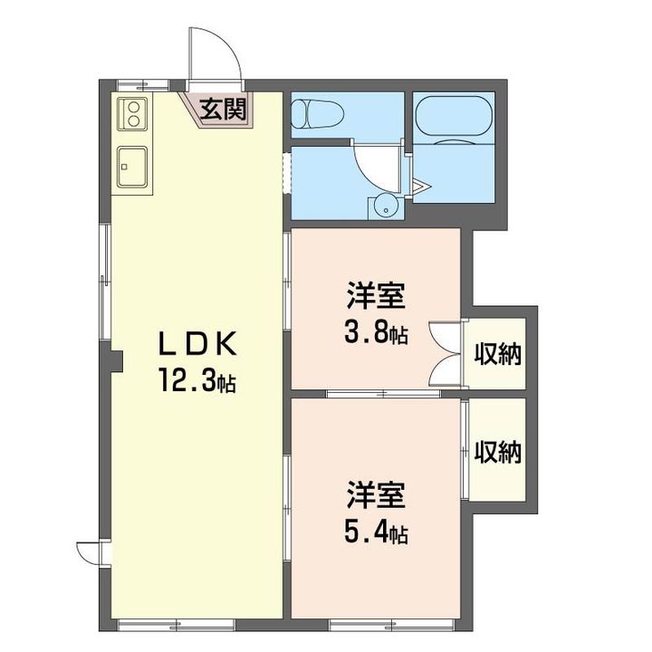 神奈川県海老名市上今泉4(アパート)の賃貸物件の間取り