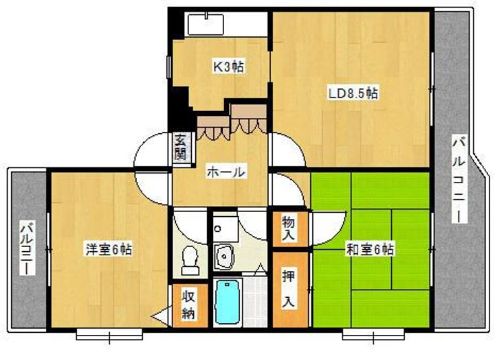 サンクレストの間取り