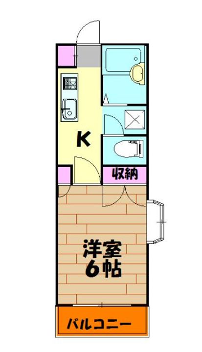 パティオカワサキの間取り