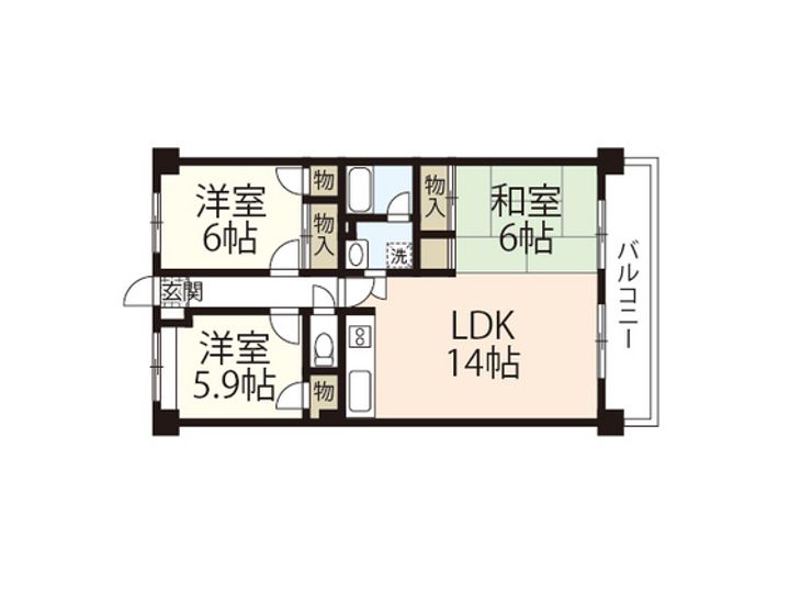 第3橘谷ビルの間取り
