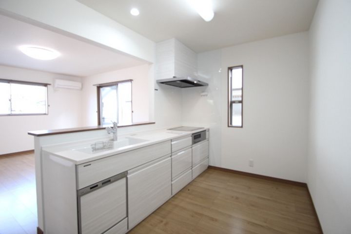 岡山県岡山市中区御成町(一戸建)の賃貸物件のキッチン