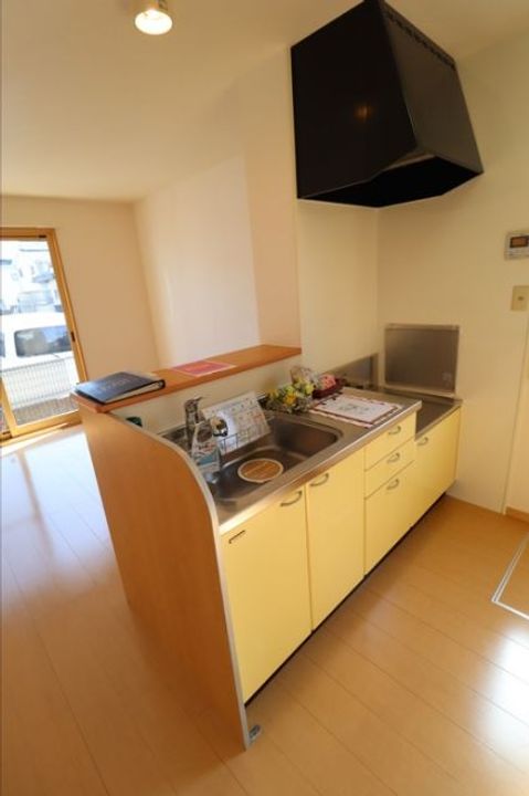 岡山県岡山市南区洲崎3(一戸建)の賃貸物件のキッチン