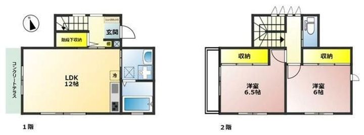 東京都世田谷区桜丘4(一戸建)の賃貸物件の間取り