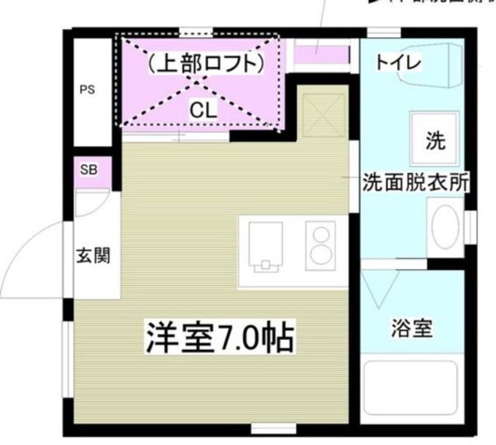 東京都文京区水道1(マンション)の賃貸物件の間取り