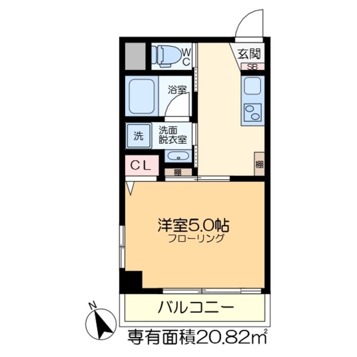 門前仲町杉田ビルの間取り