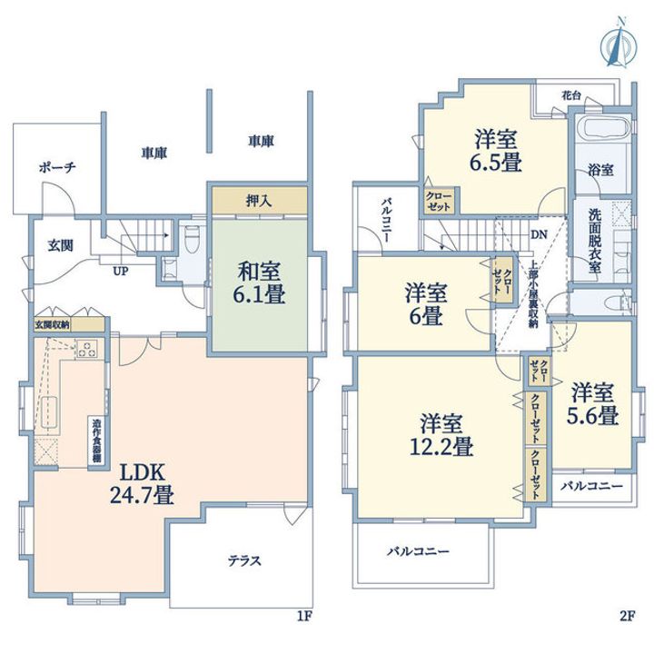 東京都中野区東中野2(一戸建)の賃貸物件の間取り