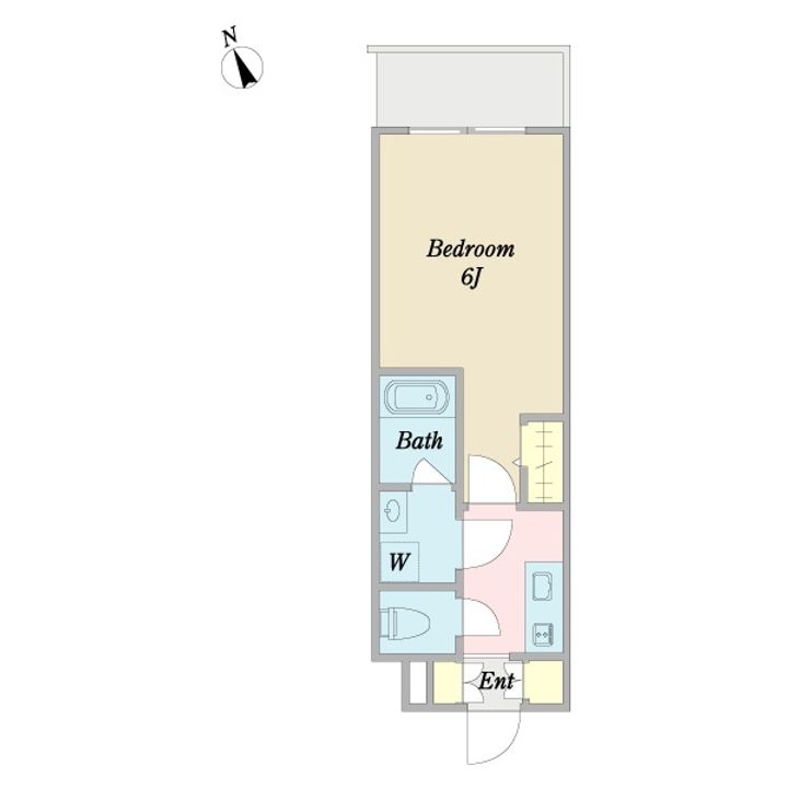 PREMIUM CUBE G 白金台の間取り