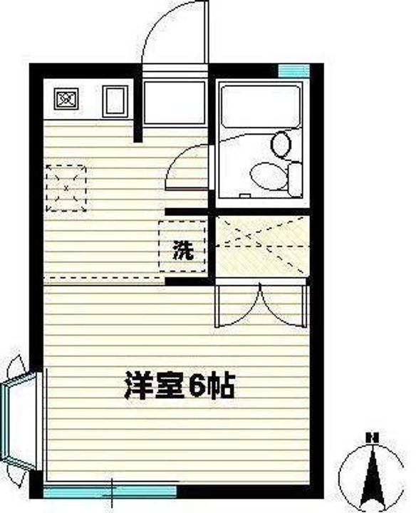 メイゾン静苑B棟の間取り