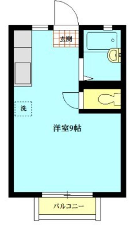 神奈川県鎌倉市岡本1(アパート)の賃貸物件の間取り