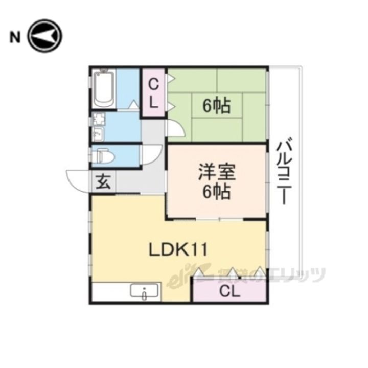今里ハイツの間取り