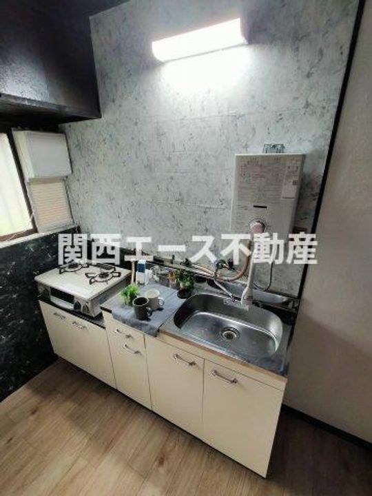 大阪府大東市北条3(一戸建)の賃貸物件のキッチン