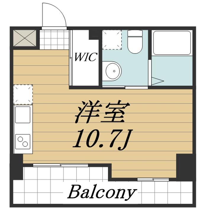 千葉県千葉市中央区新宿1(マンション)の賃貸物件の間取り
