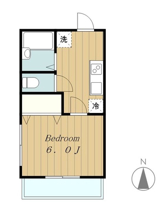 ラッキーハイツIIの間取り