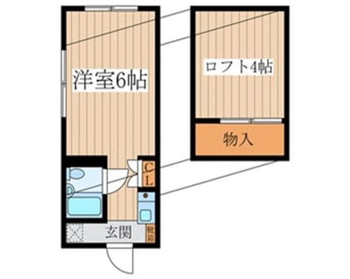 三京ハイツA号館の間取り