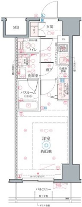 東京都葛飾区白鳥4(マンション)の賃貸物件の間取り