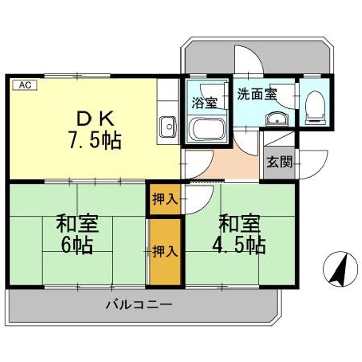 メゾン矢野の間取り
