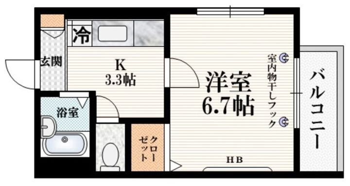 東京都文京区小石川5(マンション)の賃貸物件の間取り