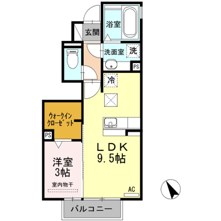 クリプトメリアの間取り