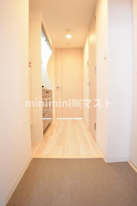 レジュールアッシュ難波南の玄関