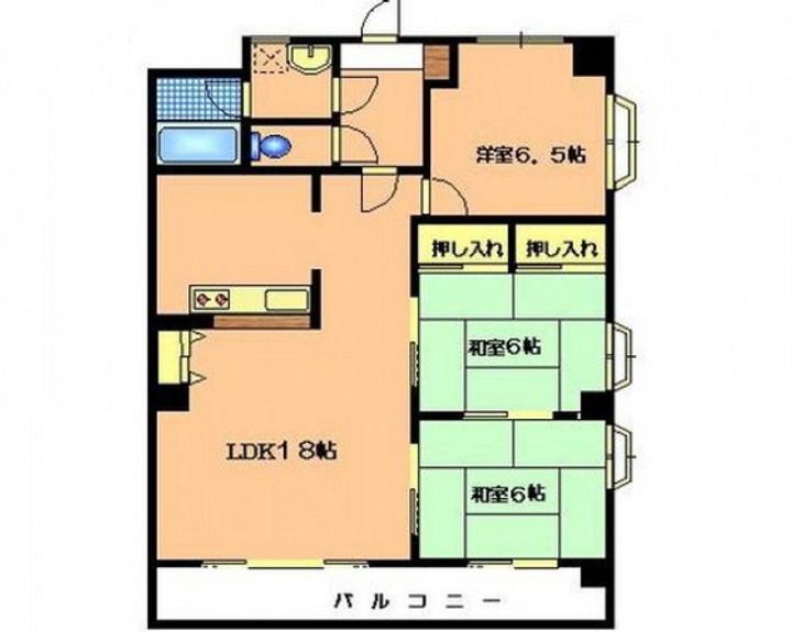 グランデュア緑井の間取り