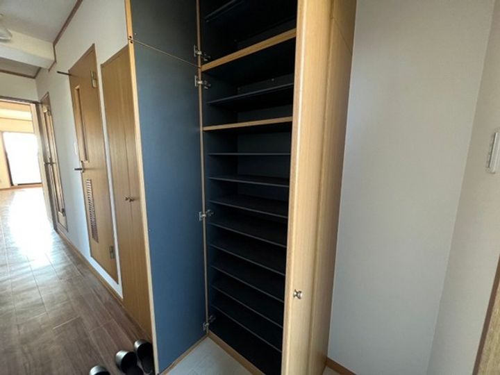 岡山県岡山市南区泉田(マンション)の賃貸物件の玄関