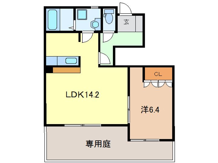 岐阜県岐阜市鷺山向井町(アパート)の賃貸物件の間取り