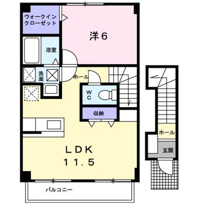 グレンツェントBの間取り