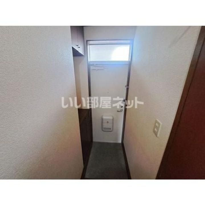 群馬県前橋市鳥羽町(アパート)の賃貸物件の玄関