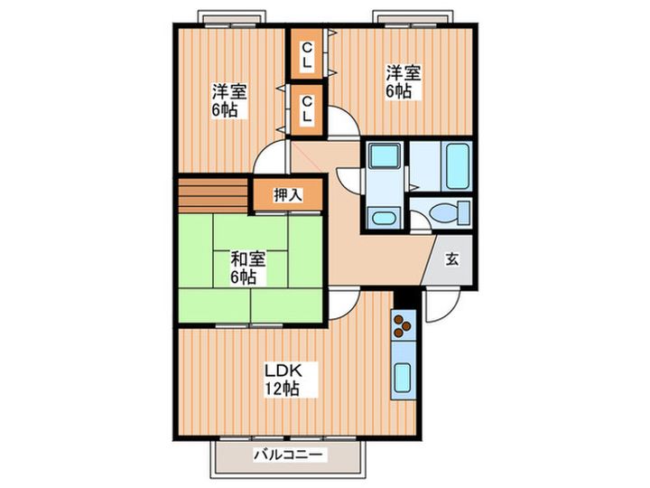 サンヒルズの間取り