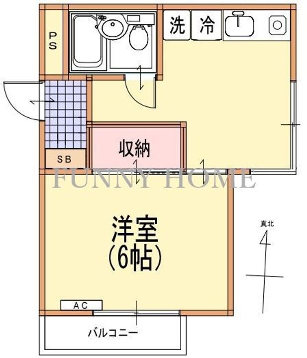 東京都杉並区下高井戸5(マンション)の賃貸物件の間取り
