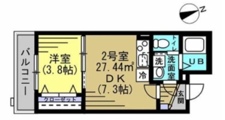 埼玉県八潮市大瀬4(アパート)の賃貸物件の間取り