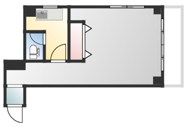 末広町ハイムの間取り