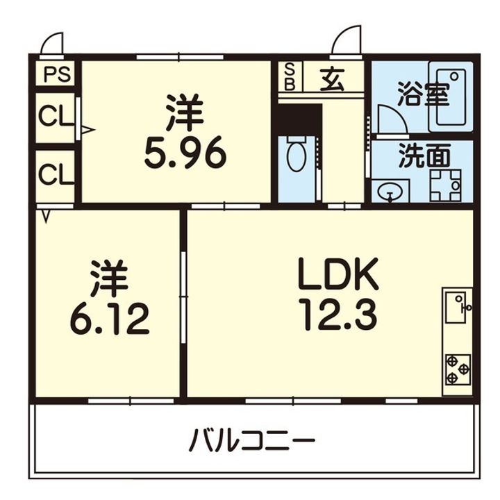 スライブ七番館の間取り