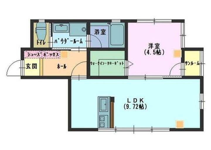 サン・バリュー大清台の間取り