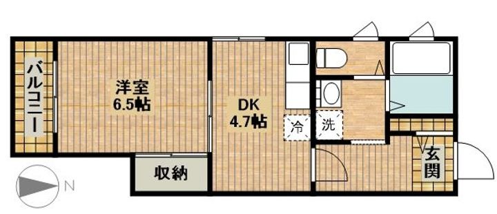 ヴェルジュ千葉の間取り