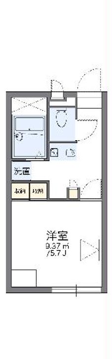 レオパレスぺルラの間取り