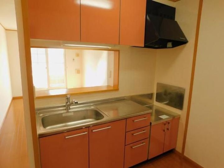 栃木県宇都宮市中岡本町(アパート)の賃貸物件のキッチン