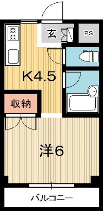 高知県高知市大川筋2(マンション)の賃貸物件の間取り