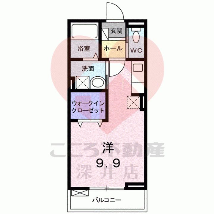 大阪府堺市堺区香ヶ丘町3(アパート)の賃貸物件の間取り
