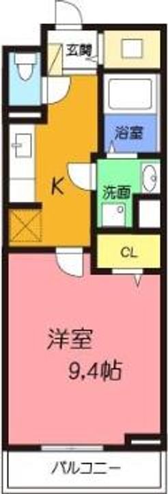 大阪府三島郡島本町高浜3(アパート)の賃貸物件の間取り