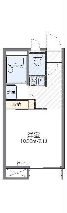 レオパレスメルシーの間取り