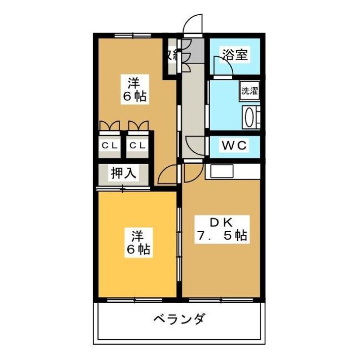 サン・イースト東草深の間取り