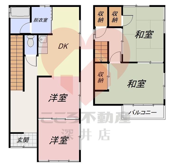 大阪府岸和田市春木大国町(一戸建)の賃貸物件の間取り