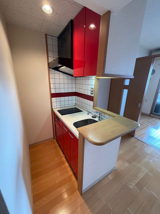 福岡県福岡市博多区神屋町(マンション)の賃貸物件のキッチン