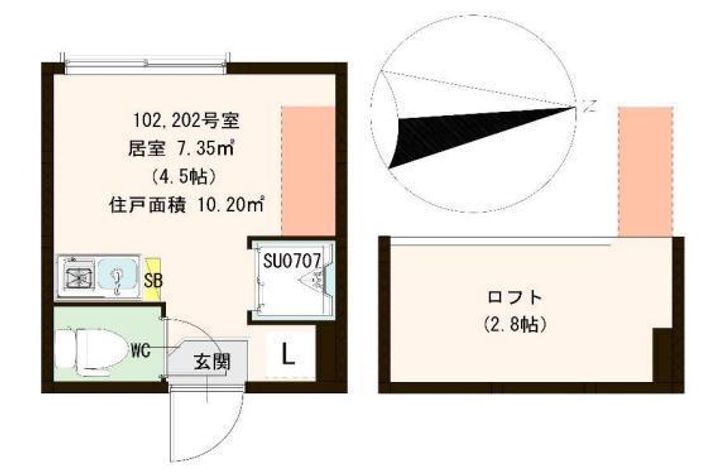 ハーモニーテラス高田馬場IIの間取り