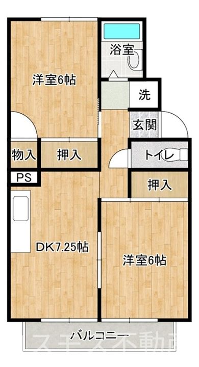 プレジール吟風の間取り