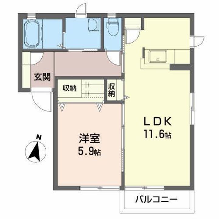 シャーメゾン・ヤマトの間取り