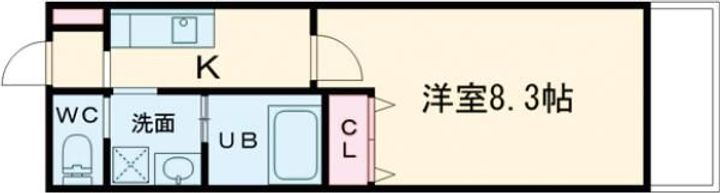 エルグランド津久野の間取り